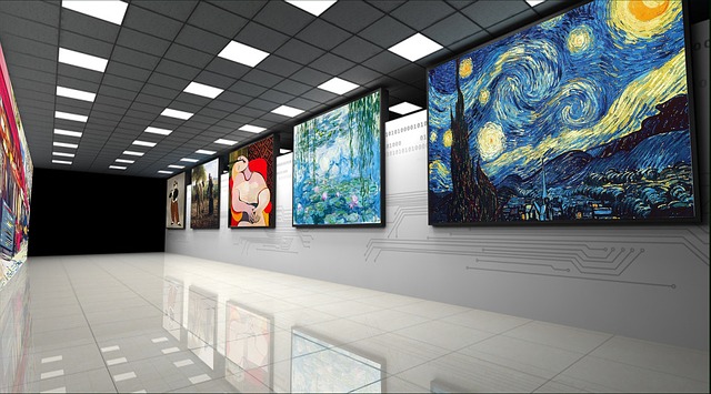 Art gallery paintings